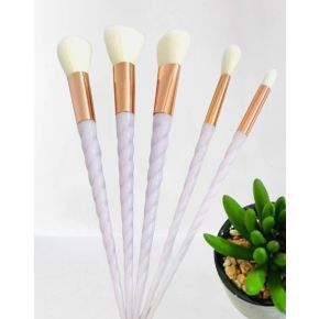 Set 5 Pensule Unicorn Mov Pentru Makeup