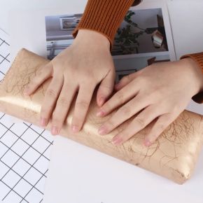 Suport Mana Manichiura Piele Ecologica Auriu