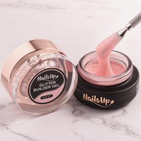 Gel Constructie Unghii Autonivelant Glitter NAILSUP 30g - 27