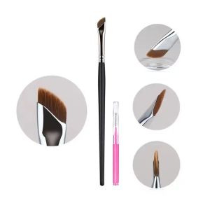 Set Pensula Eyeliner si Perie Sprancene Roz