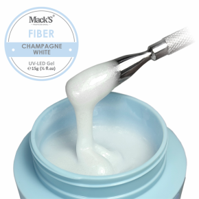 Gel UV Mack's Fiber Champagne White 15g