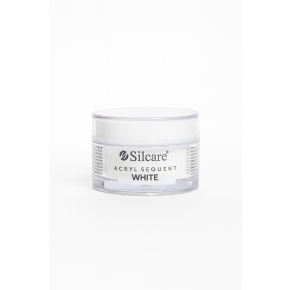 Silcare Acryl Sequent White – Pudră acrilică profesională 10g